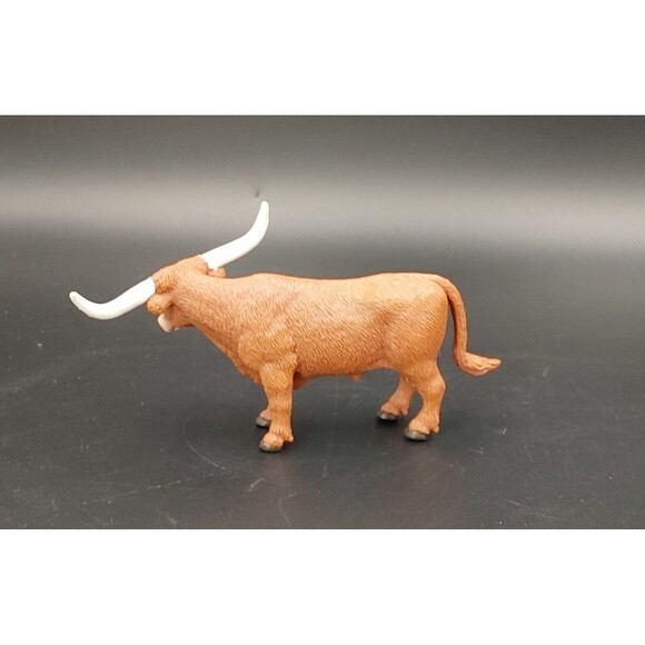 Safari Ltd Texas Longhorn Bull Toy Farm Animal Figure Realistic Vintage 2003 - Picture 6 of 10